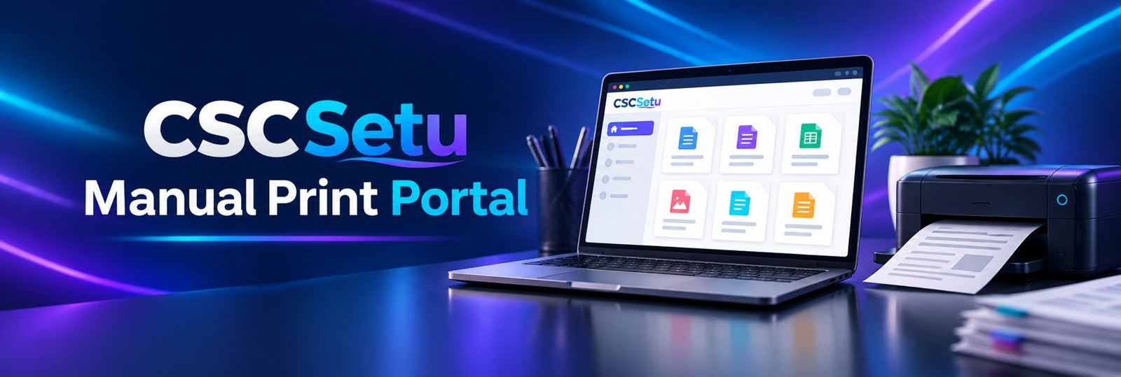 CSCSetu — Manual Print Portal
